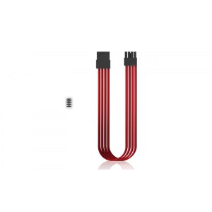 Deepcool | PSU Extension Cable | DP-EC300-PCI-E-RD | Red | 345 x 26 x 17 mm